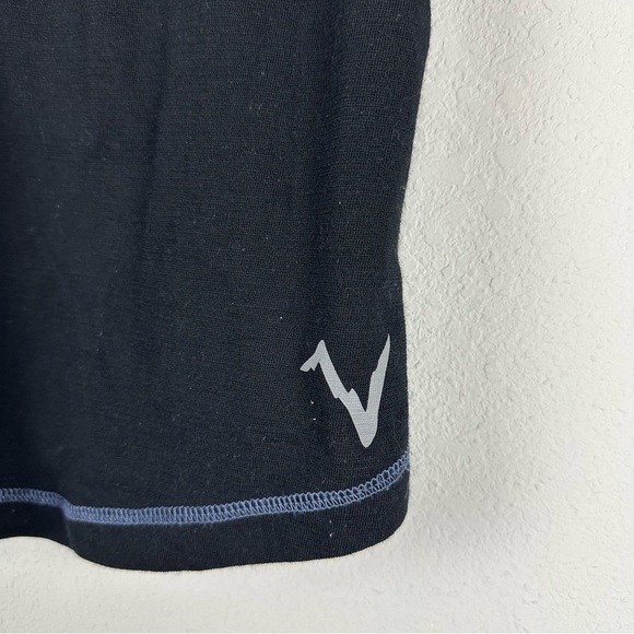 Voormi Women’s Black Solid Racerback Athletic Athleisure Tank Top Size Small - Picture 2 of 5